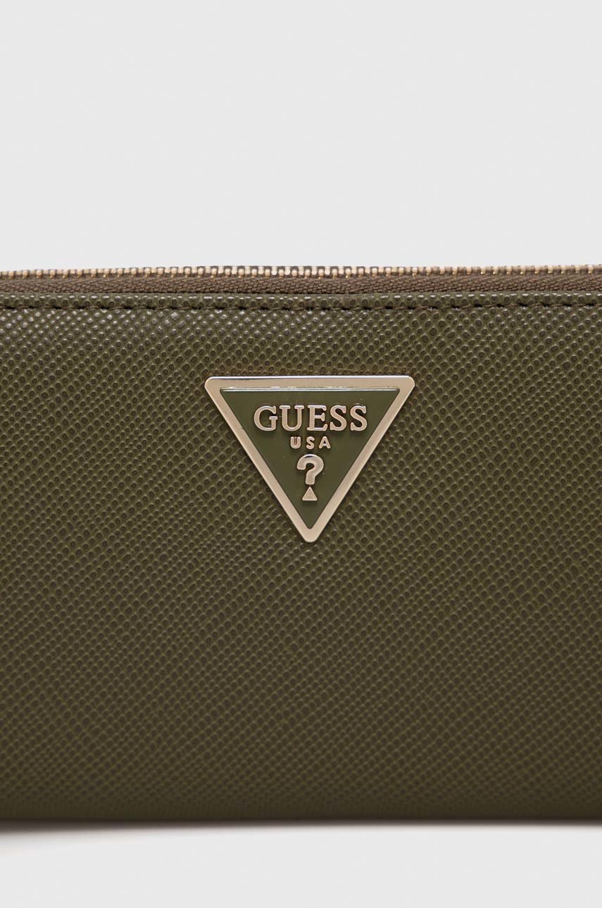 

Гаманець Guess жіночий колір зелений