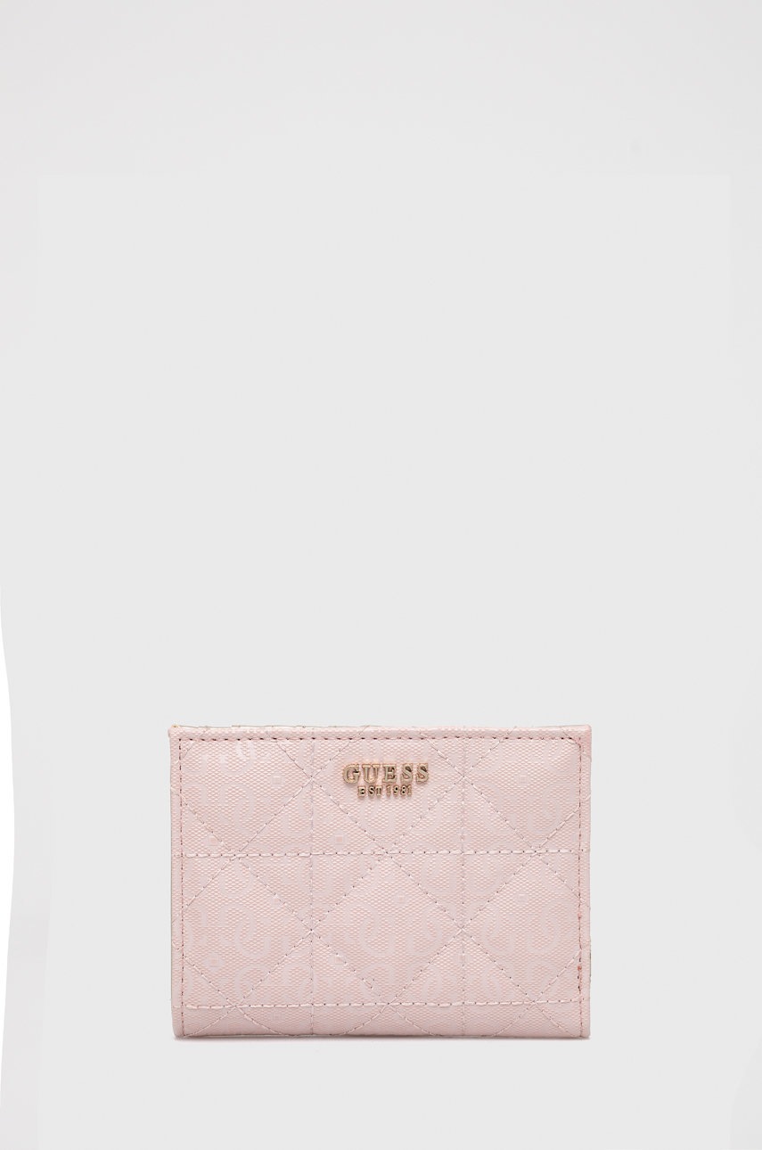 

Портфейл Guess дамски в розово, Розов