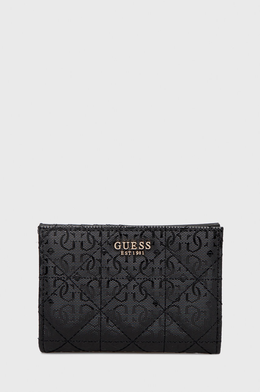 

Портфейл Guess дамски в черно, Черен