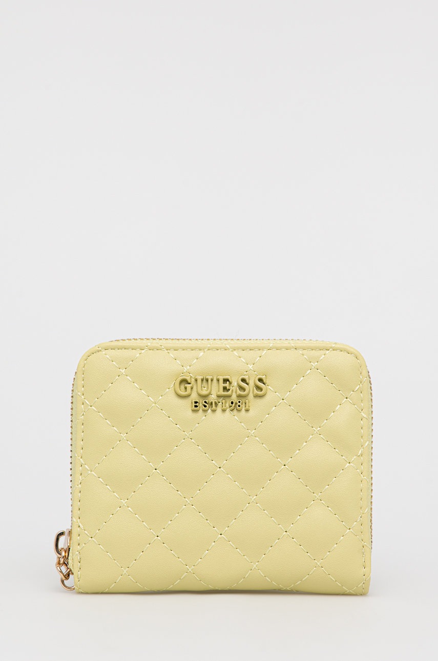 

Портфейл Guess дамски в зелено, Зелен