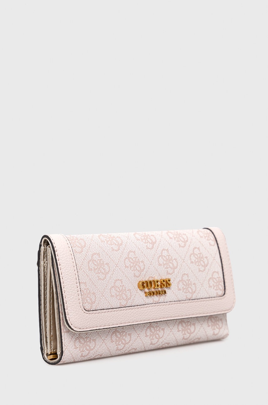 

Гаманець Guess жіночий колір рожевий