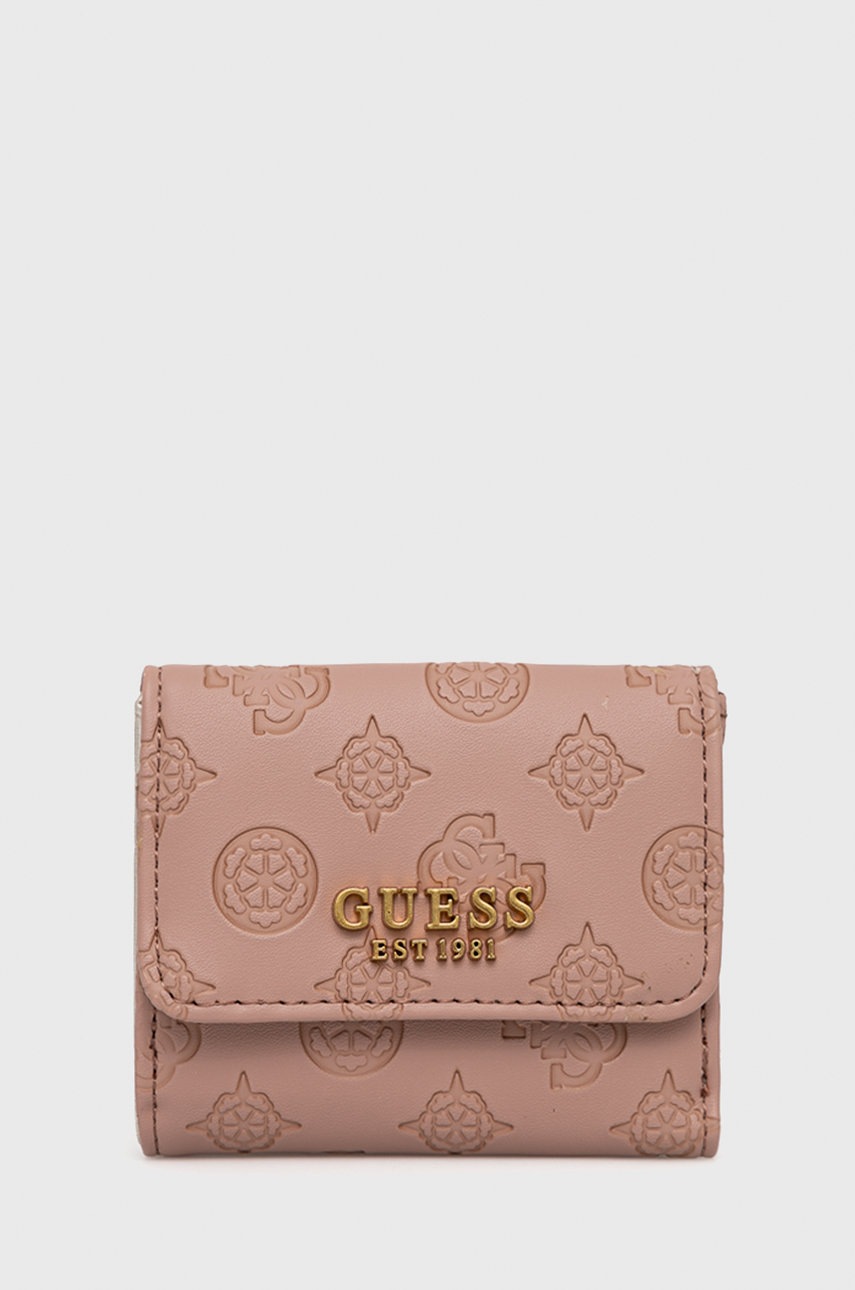 

Портфейл Guess дамски в розово, Розов