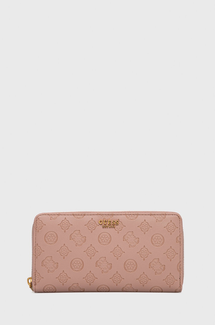 

Портфейл Guess дамски в розово, Розов