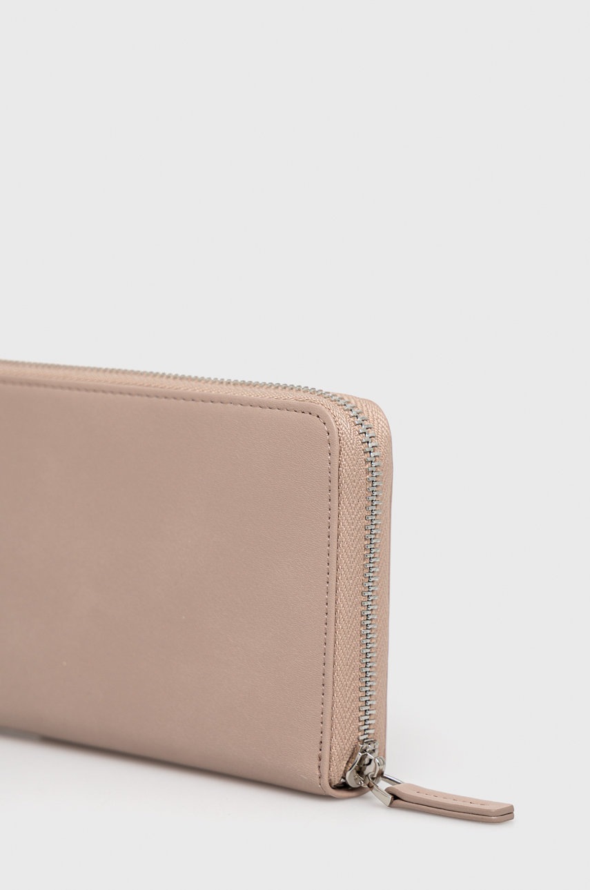 

Гаманець Trussardi жіночий колір бежевий