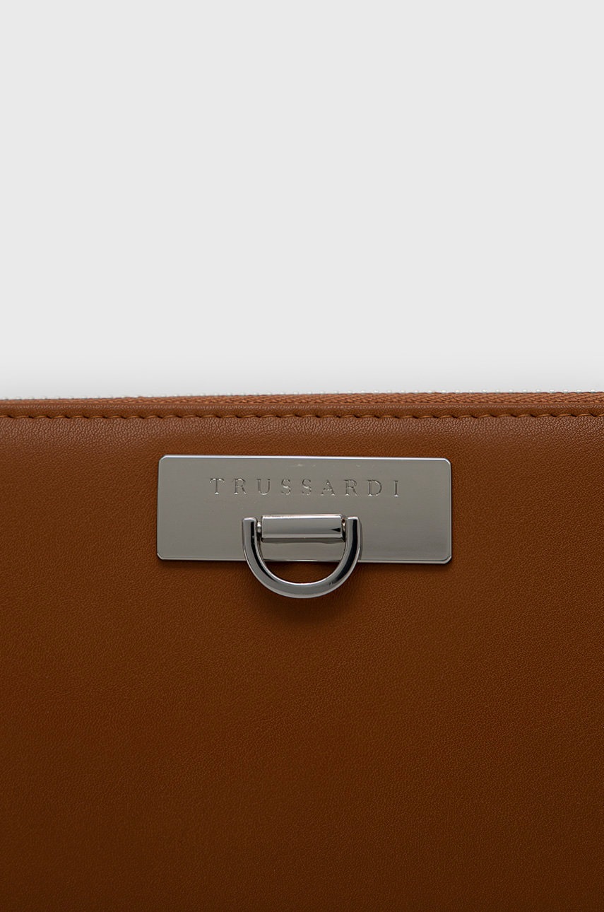 

Гаманець Trussardi жіночий колір коричневий