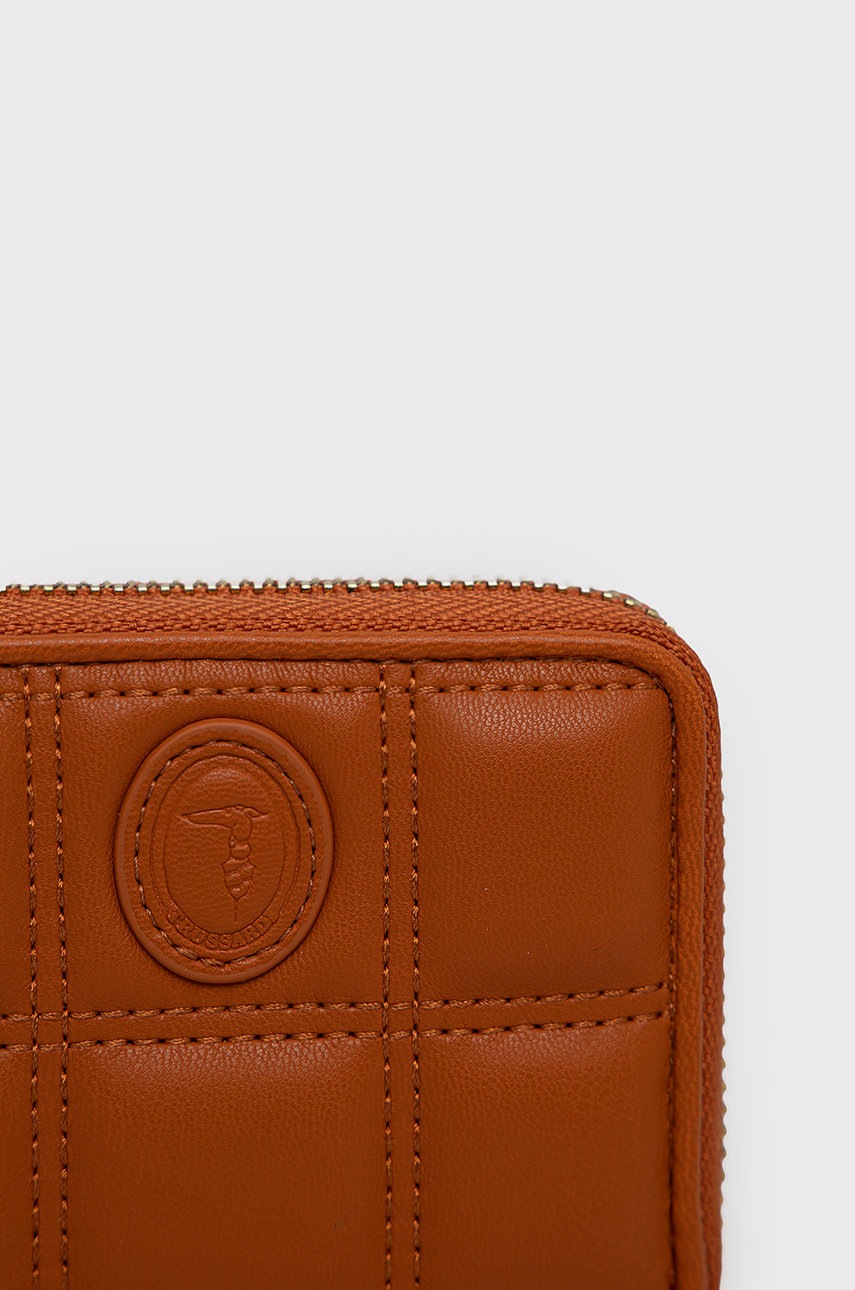

Кошелек Trussardi женский цвет оранжевый