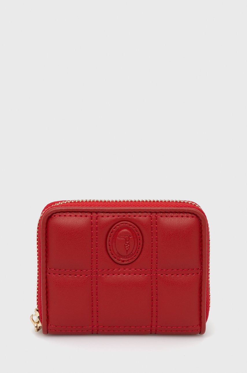 Trussardi portofel femei, culoarea rosu