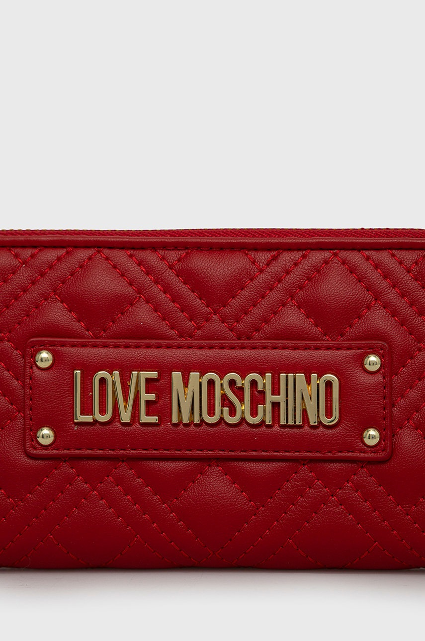 

Кошелек Love Moschino женский цвет красный