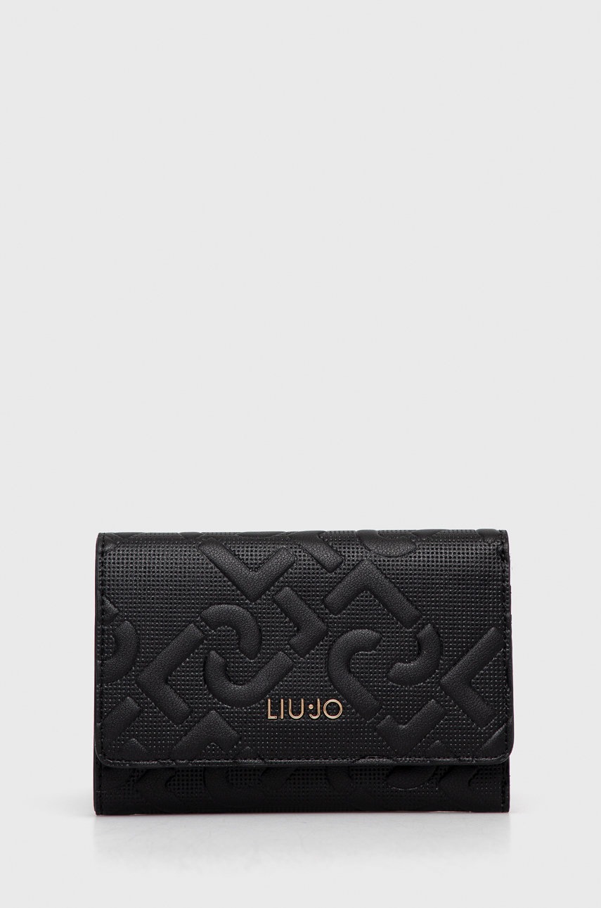 

Портфейл Liu Jo дамски в черно, Черен