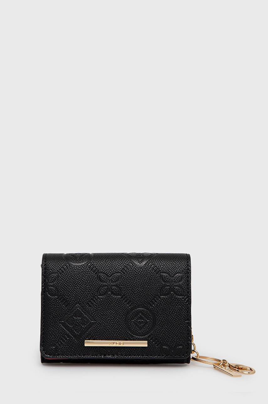 Aldo portofel iconipouch femei, culoarea negru