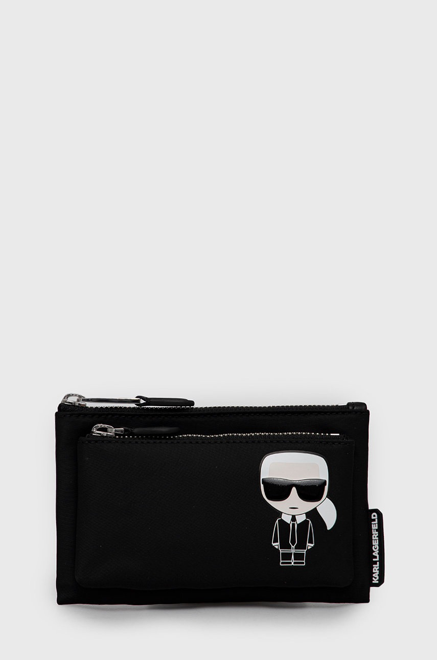 

Портфейл Karl Lagerfeld дамски в черно, Черен