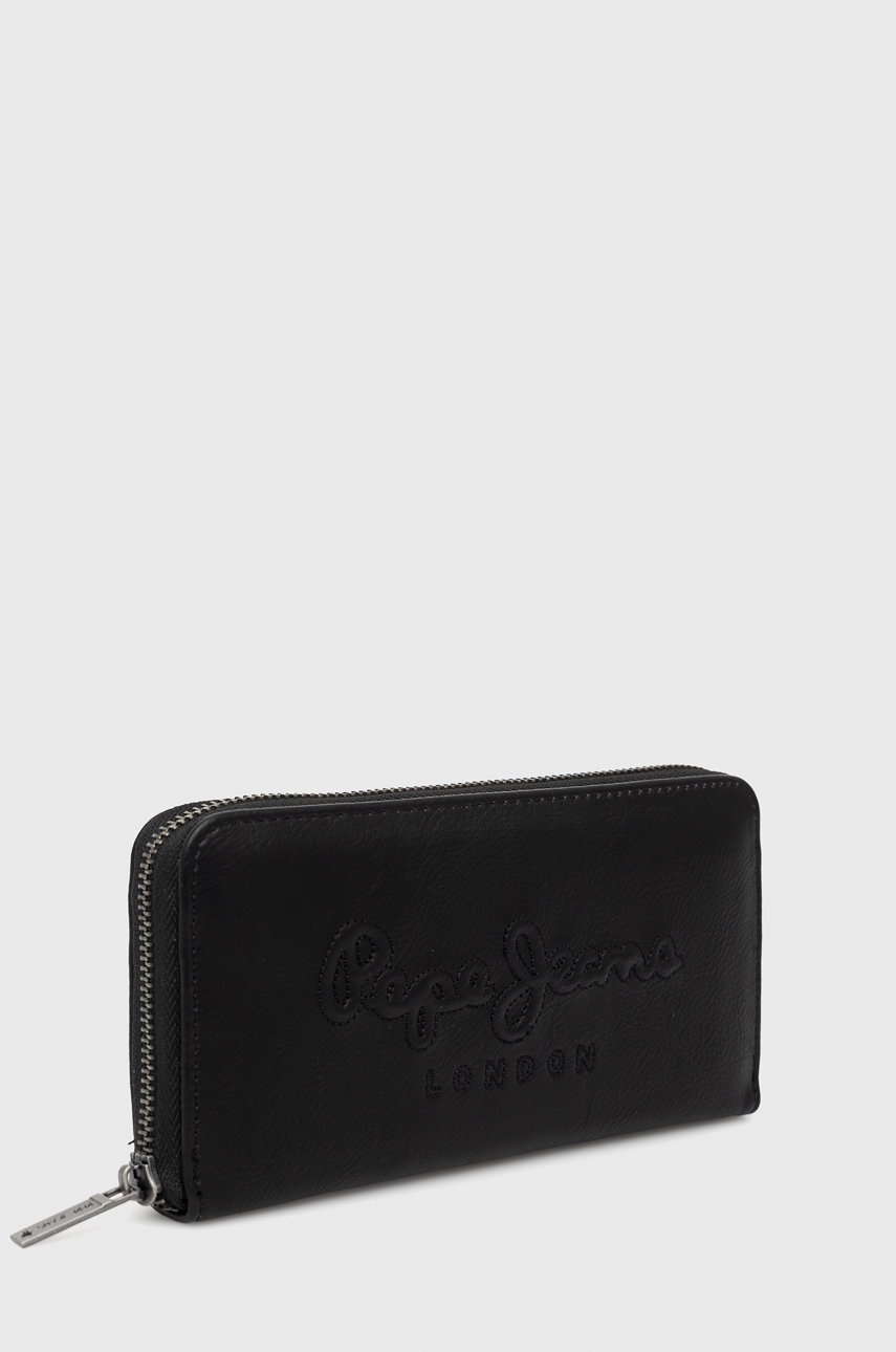 

Гаманець Pepe Jeans Hellen Wallet жіночий колір чорний