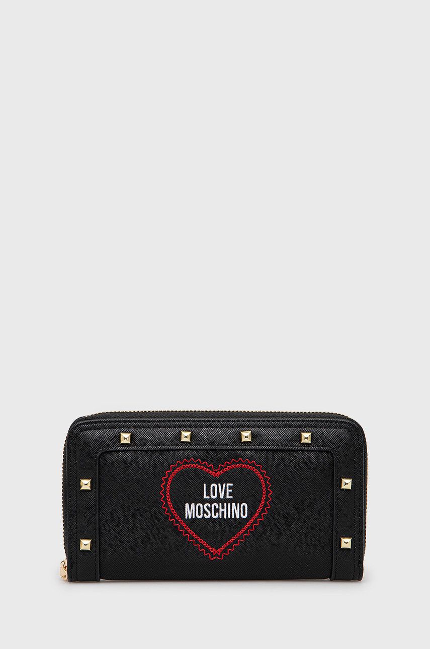 Love Moschino portofel femei, culoarea negru answear imagine noua