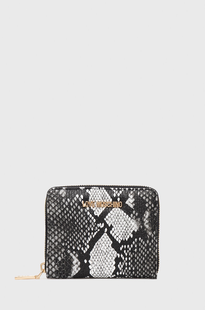 

Портфейл Love Moschino дамски в черно, Черен