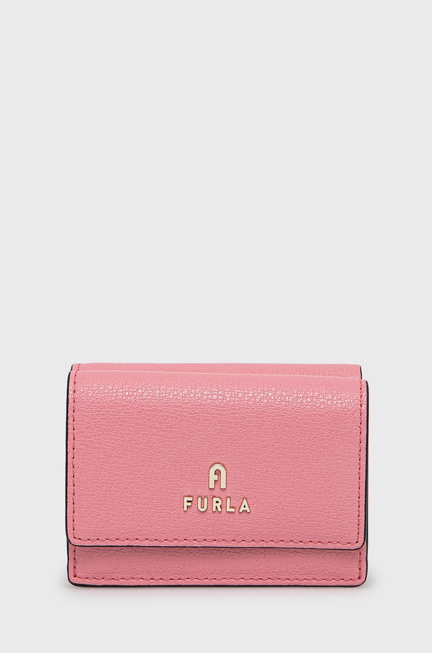 

Кожен портфейл Furla дамски в лилаво, Виолетов