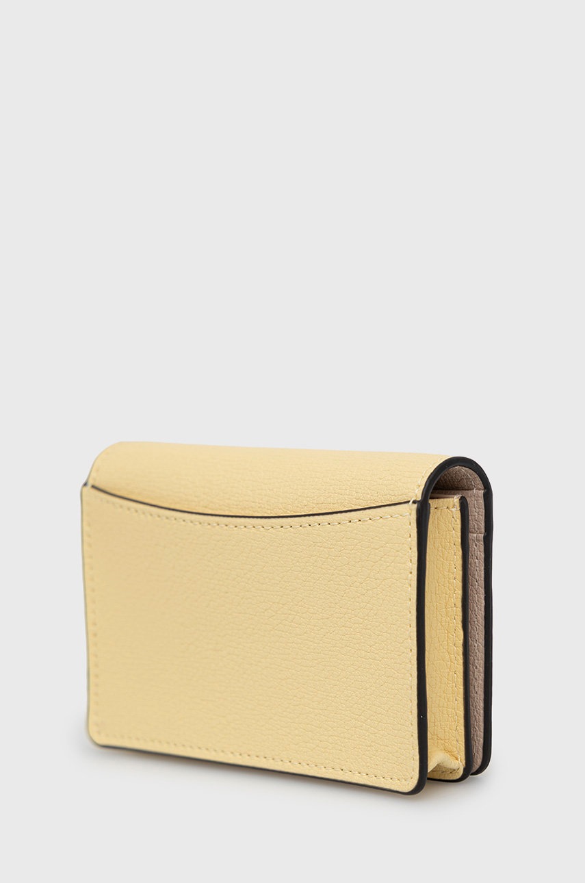 

Кожаный кошелек Furla женский цвет жёлтый