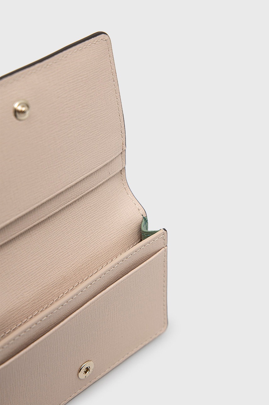 

Кожаный кошелек Furla женский цвет зелёный