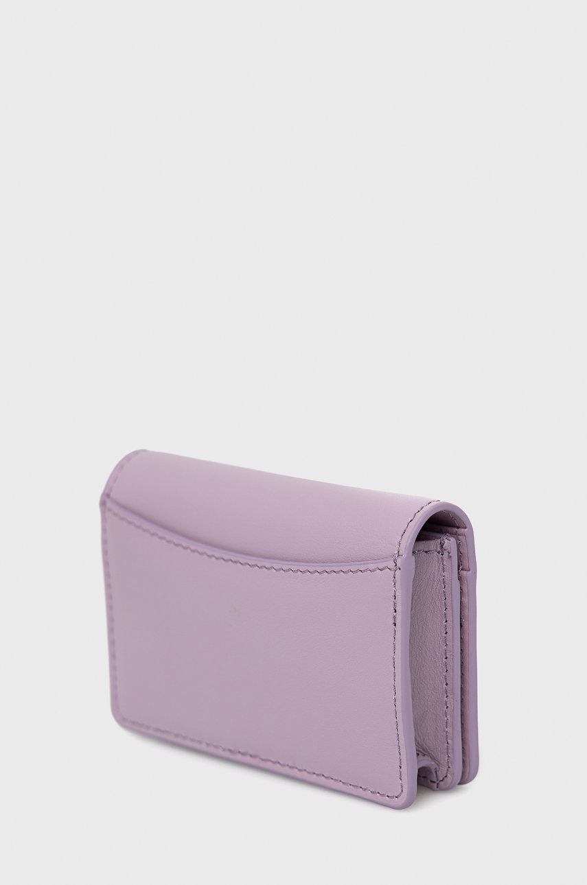 

Кожаный кошелек Furla женский цвет фиолетовый