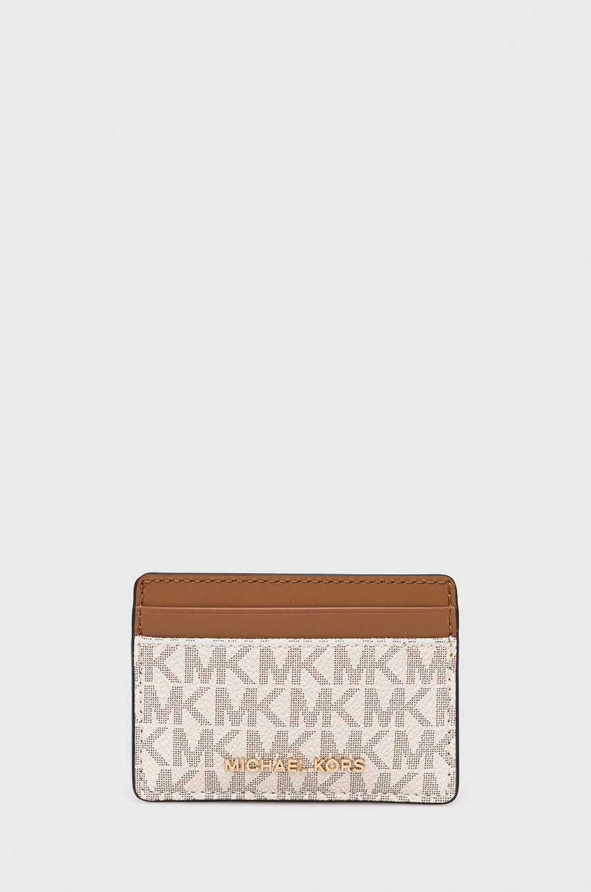 Michael Michael Kors Carcasa Cardului Femei, Culoarea Bej