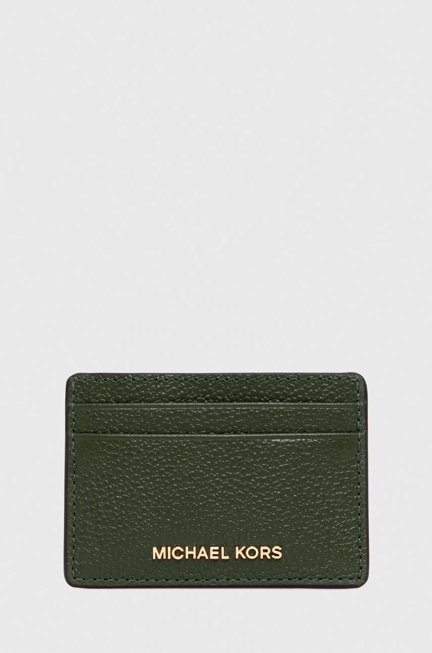 Michael Michael Kors Carcasa Din Piele Culoarea Verde