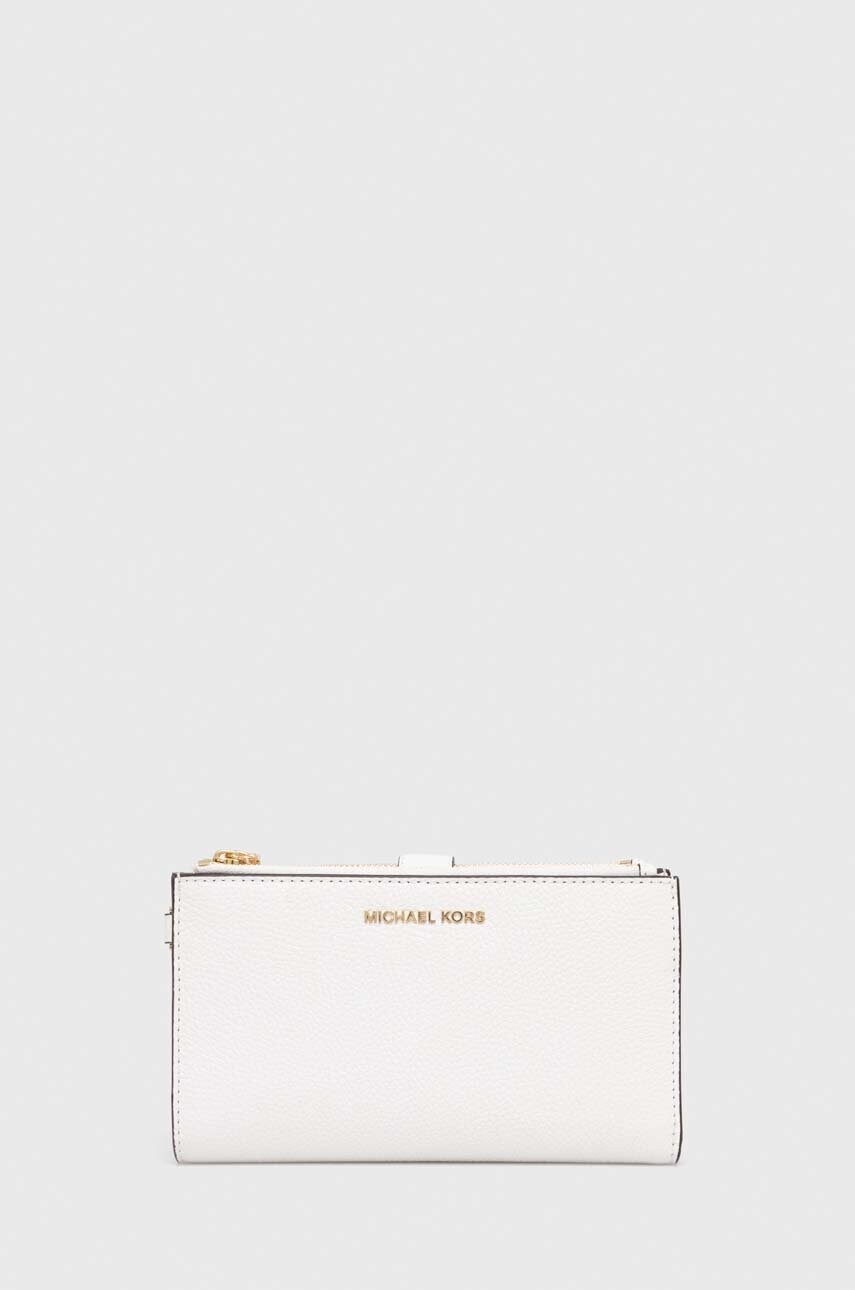 

Кожаный кошелек MICHAEL Michael Kors женский цвет белый