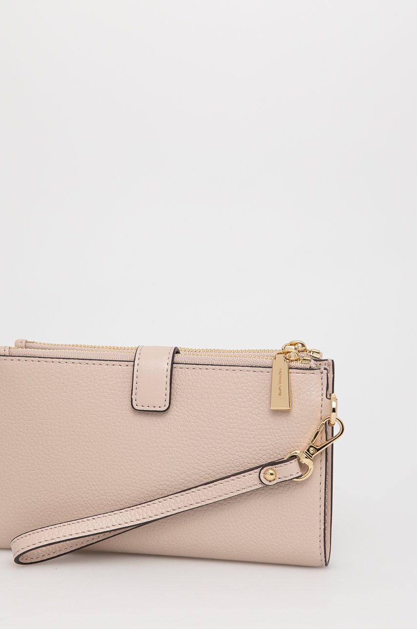 

Кожаный кошелек MICHAEL Michael Kors женский цвет розовый