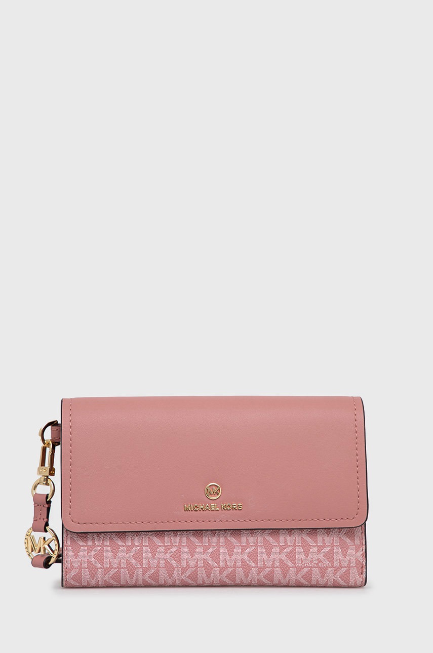 

Портфейл MICHAEL Michael Kors дамски в розово, Розов