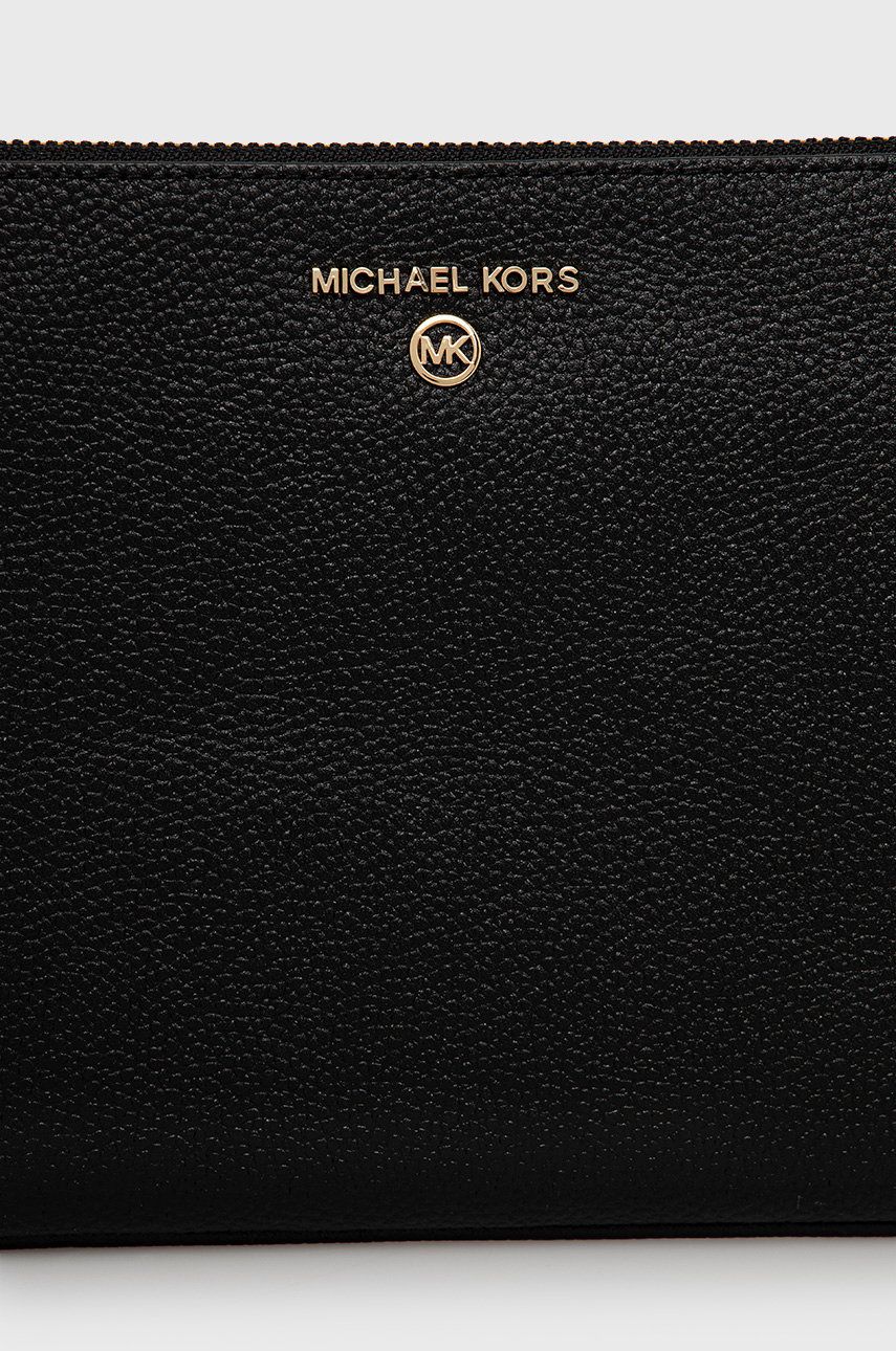 

Шкіряна сумка MICHAEL Michael Kors колір чорний