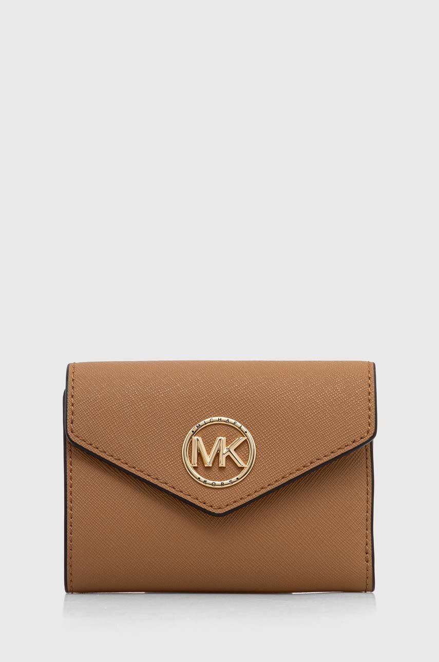 

Кожаный кошелек MICHAEL Michael Kors женский цвет чёрный