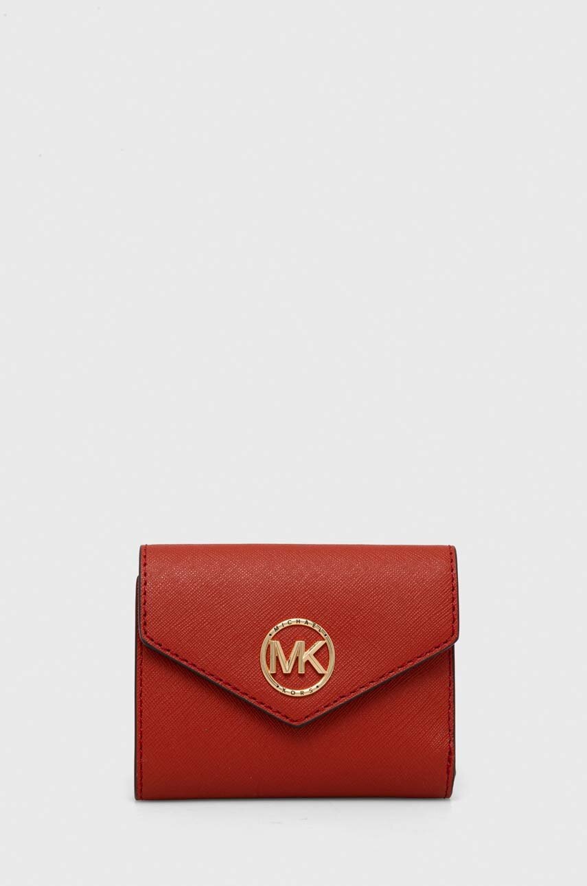 

Кожаный кошелек MICHAEL Michael Kors женский цвет чёрный