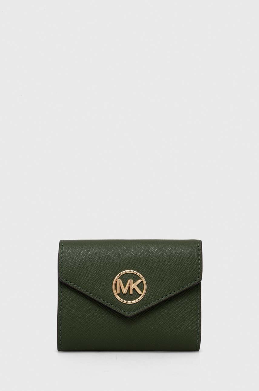 

Кожаный кошелек MICHAEL Michael Kors женский цвет чёрный