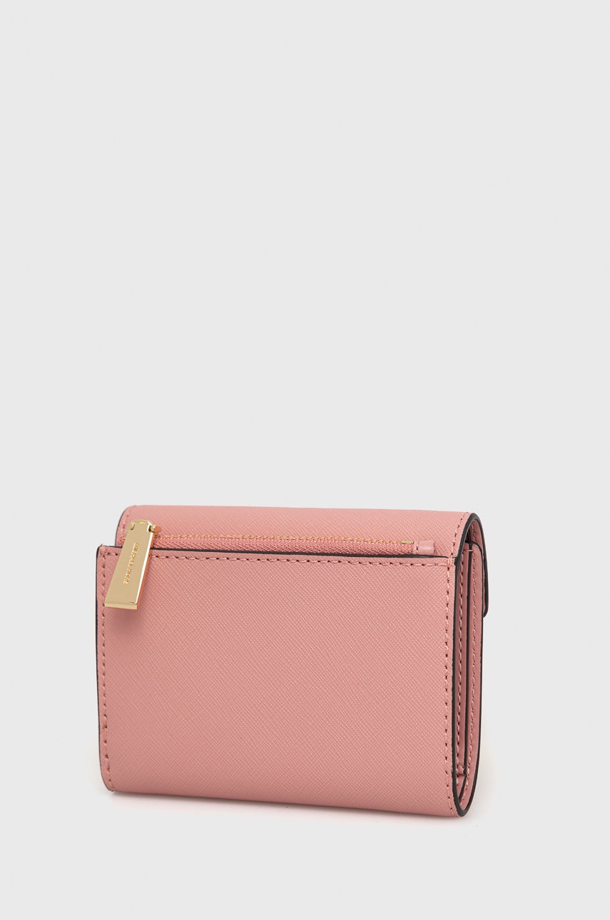

Кожаный кошелек MICHAEL Michael Kors женский цвет розовый