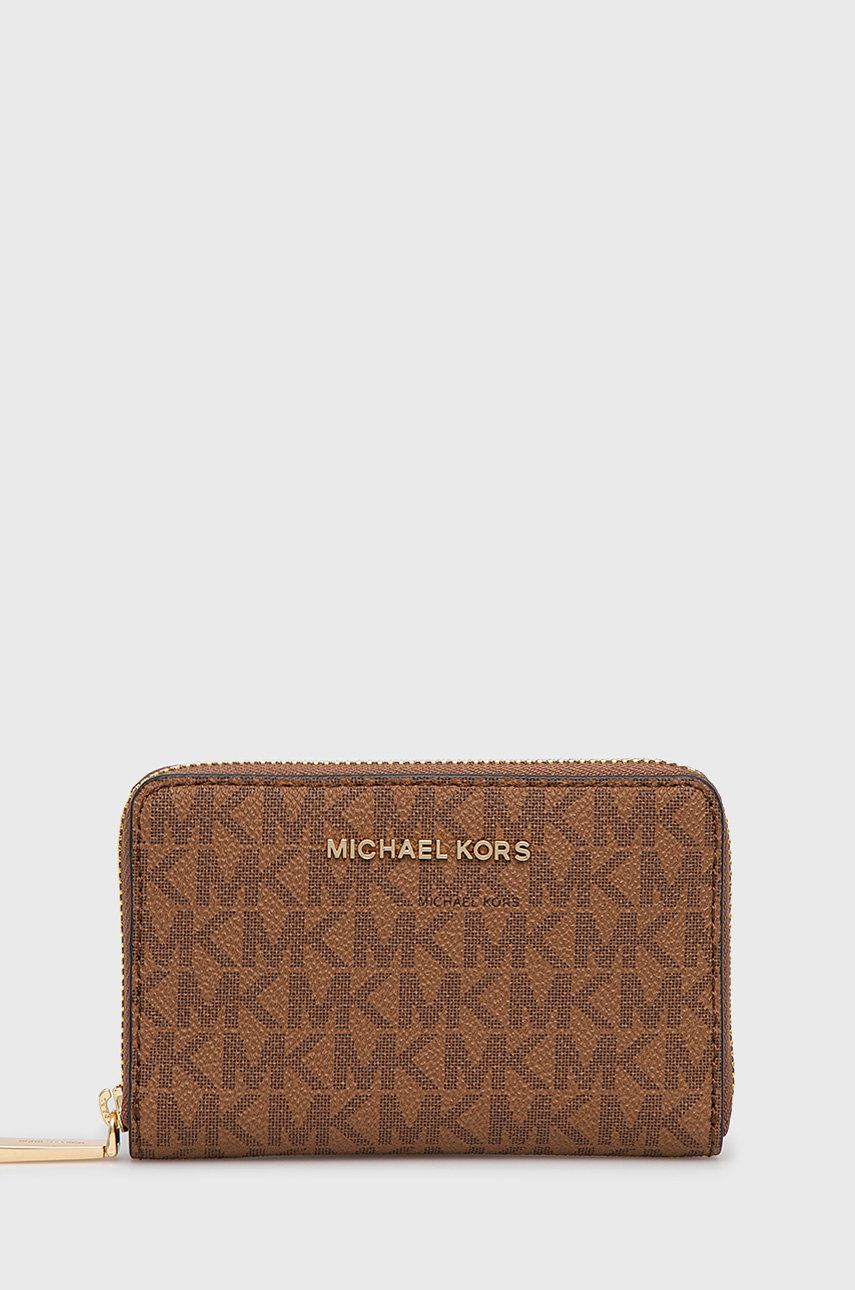 MICHAEL Michael Kors portofel femei, culoarea maro answear.ro