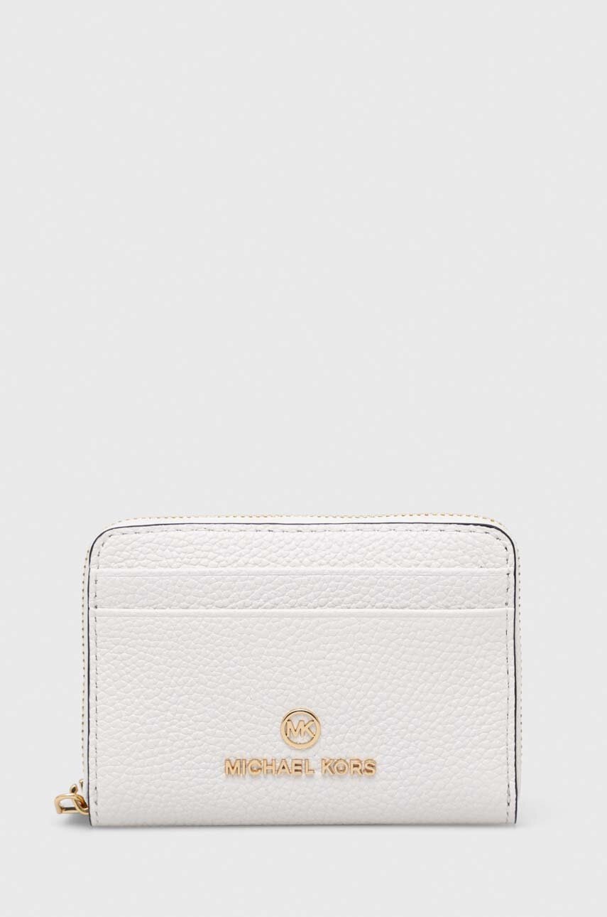 

Кожен портфейл MICHAEL Michael Kors дамски в бяло, Бял