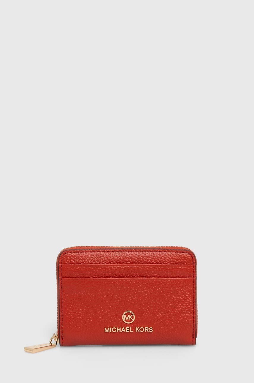 

Кожаный кошелек MICHAEL Michael Kors женский цвет чёрный