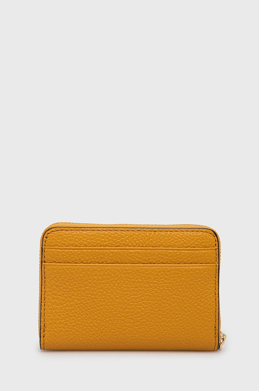 

Кожаный кошелек MICHAEL Michael Kors женский цвет жёлтый