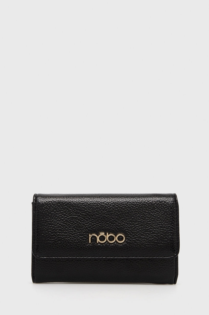 

Портфейл Nobo дамски в черно, Черен