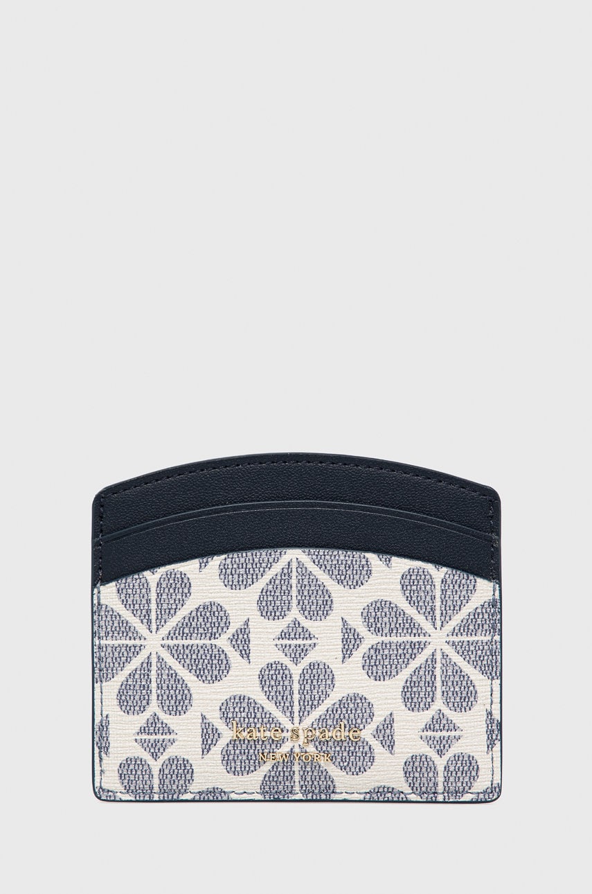 Kate Spade carcasa din piele femei, culoarea albastru marin