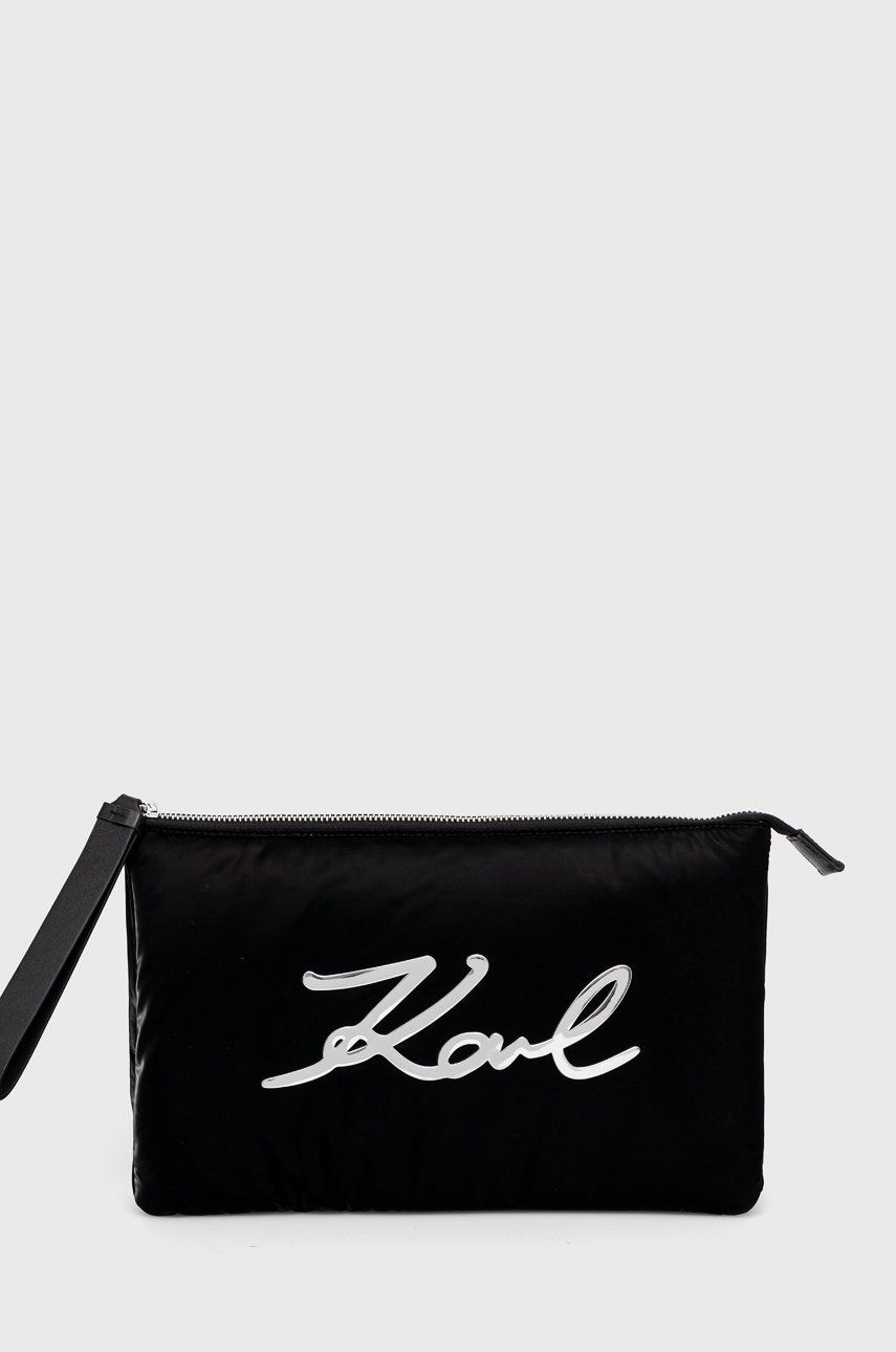 Karl Lagerfeld poseta culoarea negru 2023 ❤️ Pret Super answear imagine noua 2022
