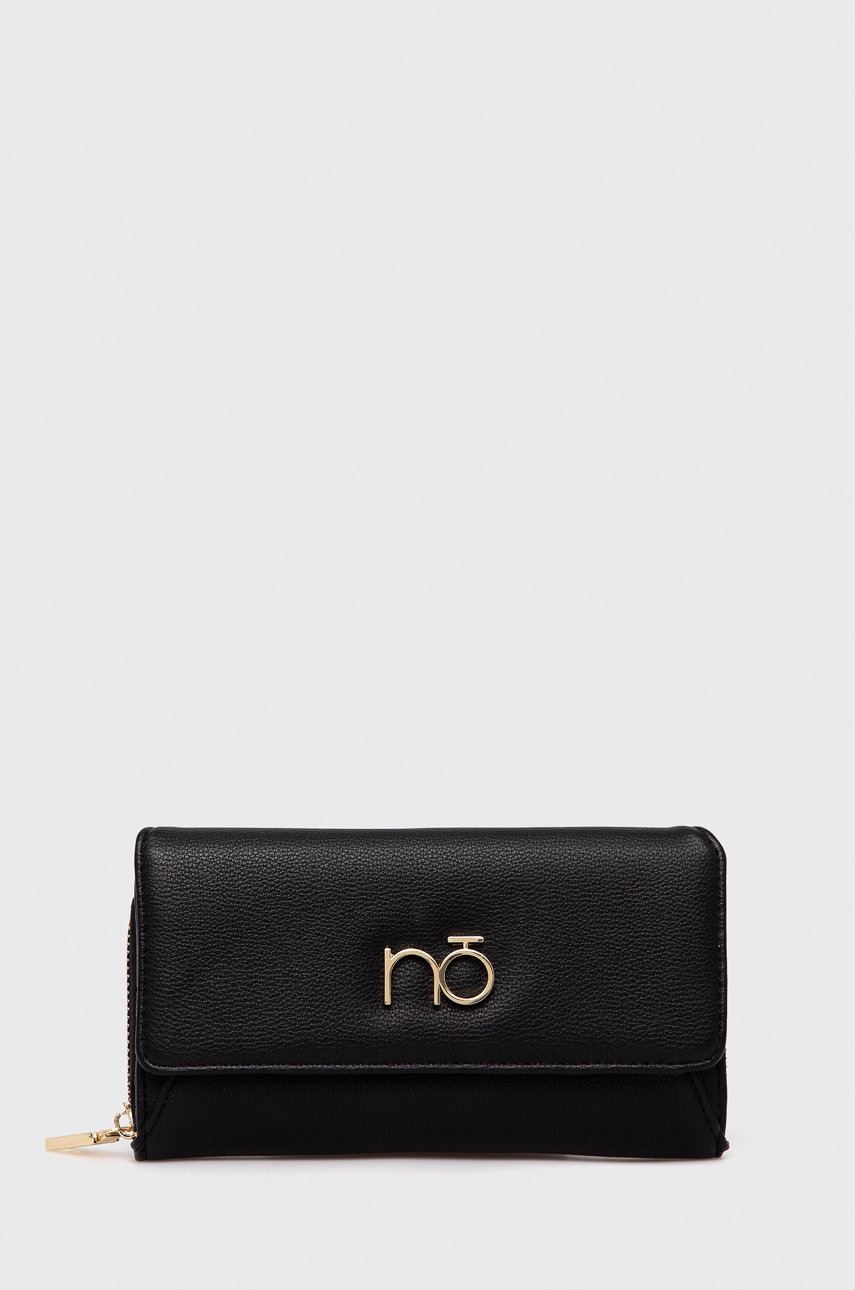 

Портфейл Nobo дамски в черно, Черен