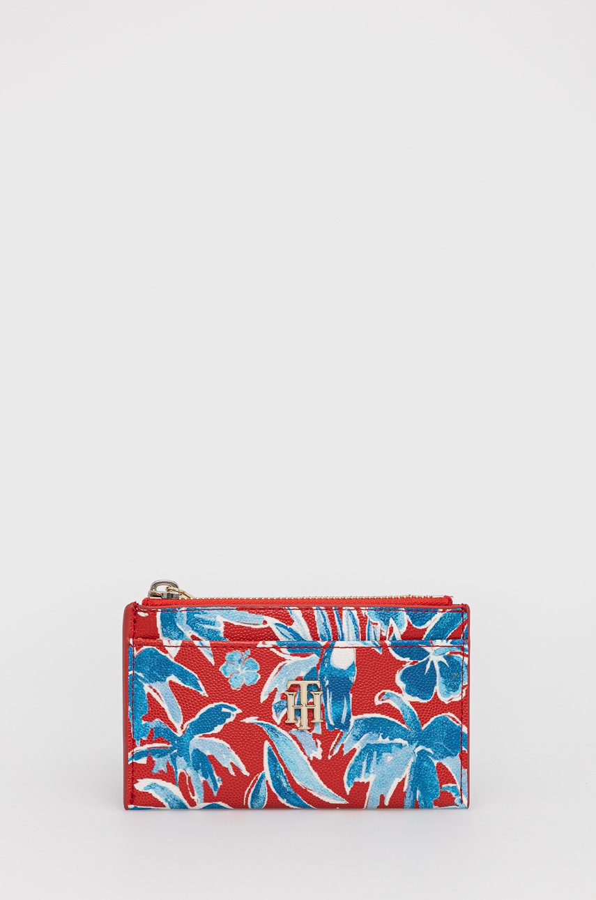 

Портфейл Tommy Hilfiger дамски в червено, Червен
