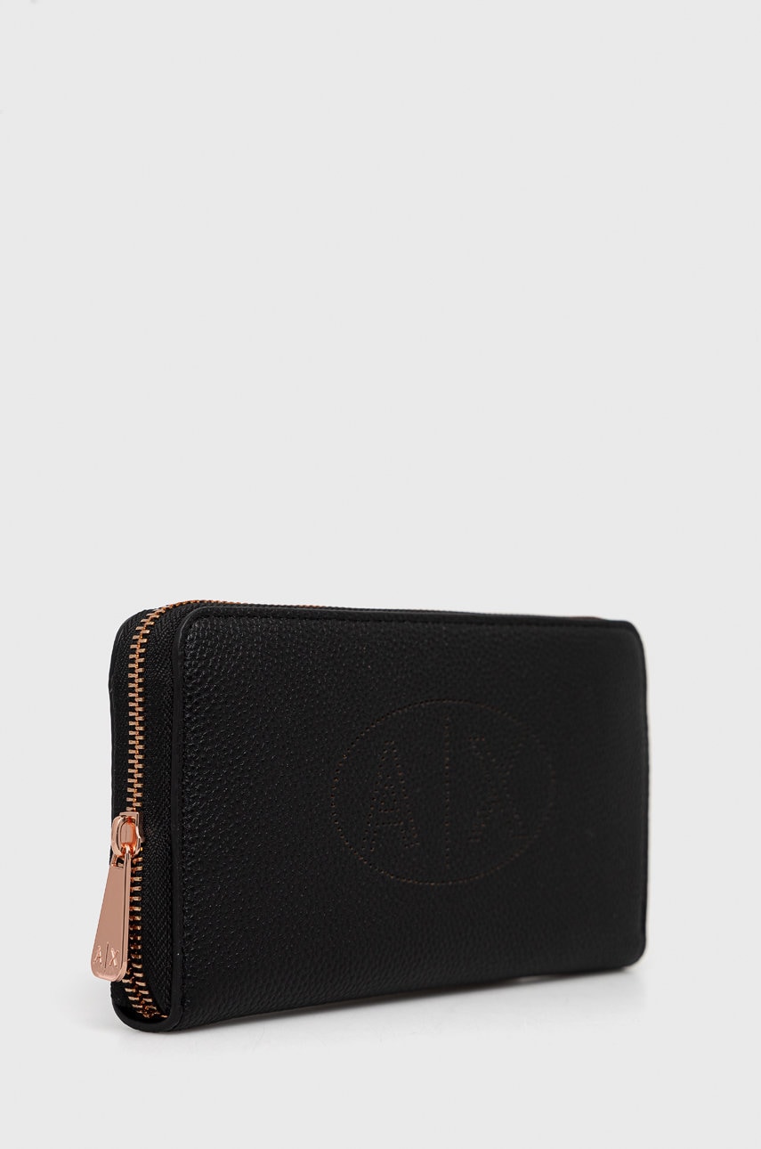 

Гаманець Armani Exchange жіночий колір чорний