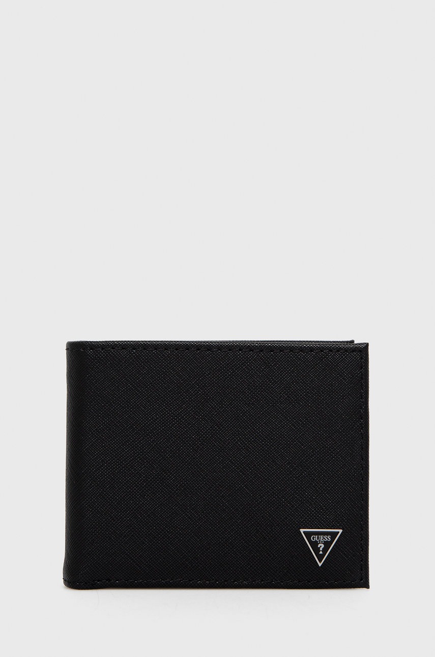 

Портфейл Guess мъжки в черно, Черен