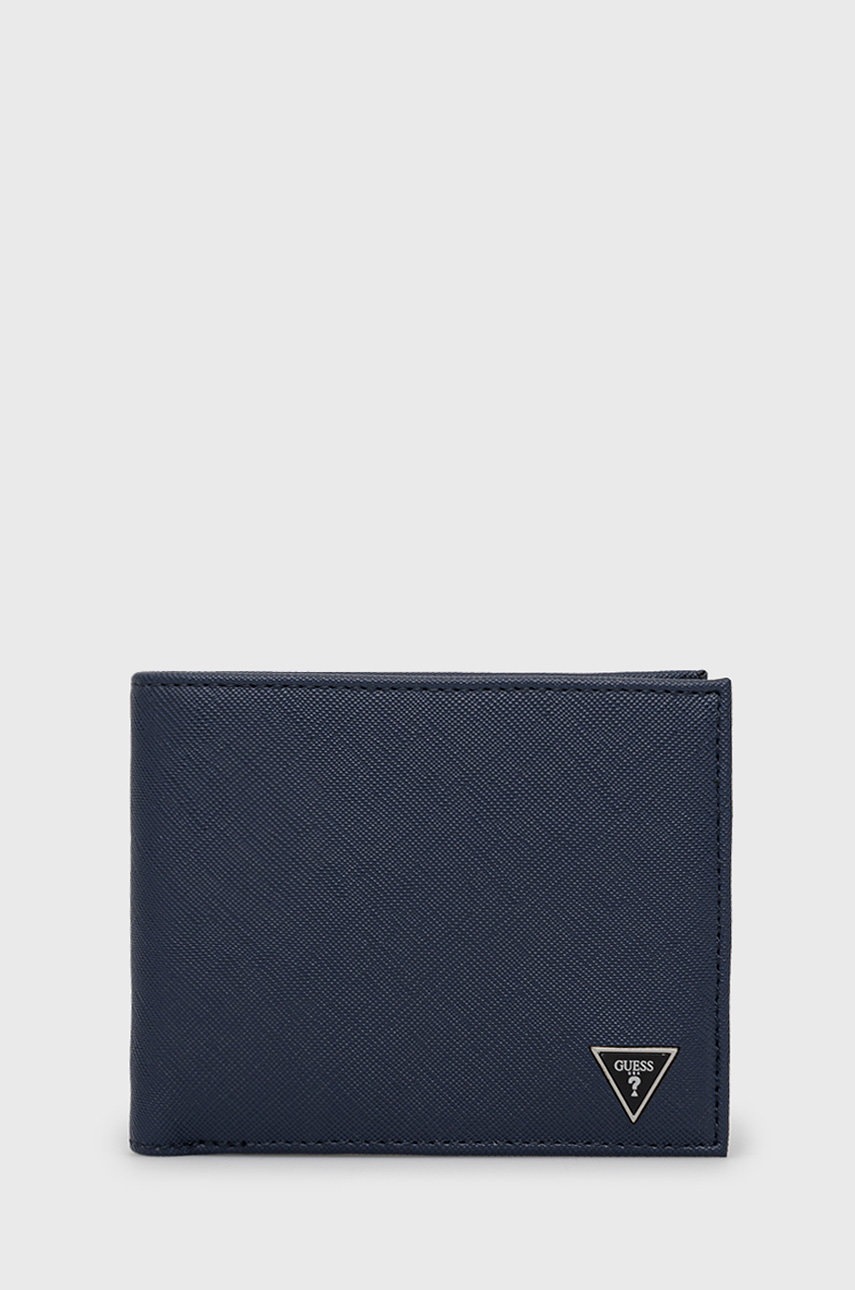 

Портфейл Guess мъжки в тъмносиньо, Тъмносин