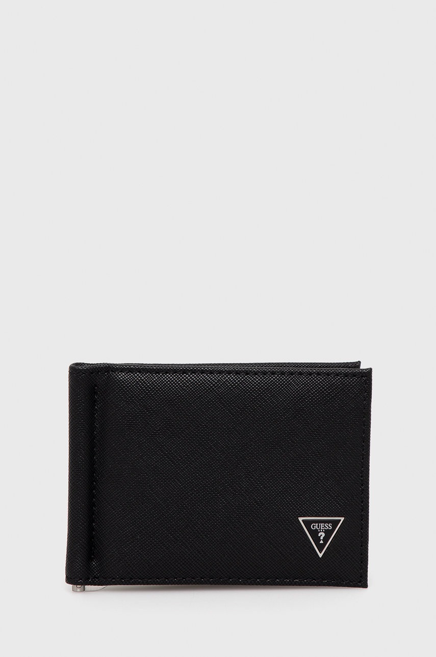 

Портфейл Guess мъжки в черно, Черен