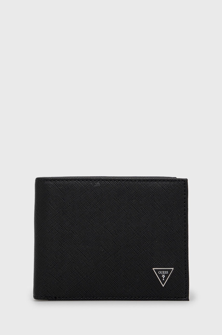 

Портфейл Guess мъжки в черно, Черен