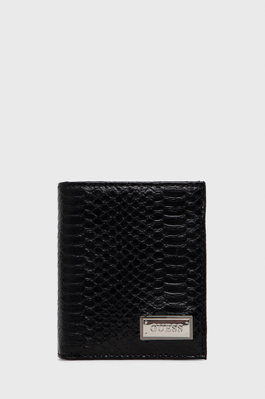 

Портфейл Guess мъжки в черно, Черен