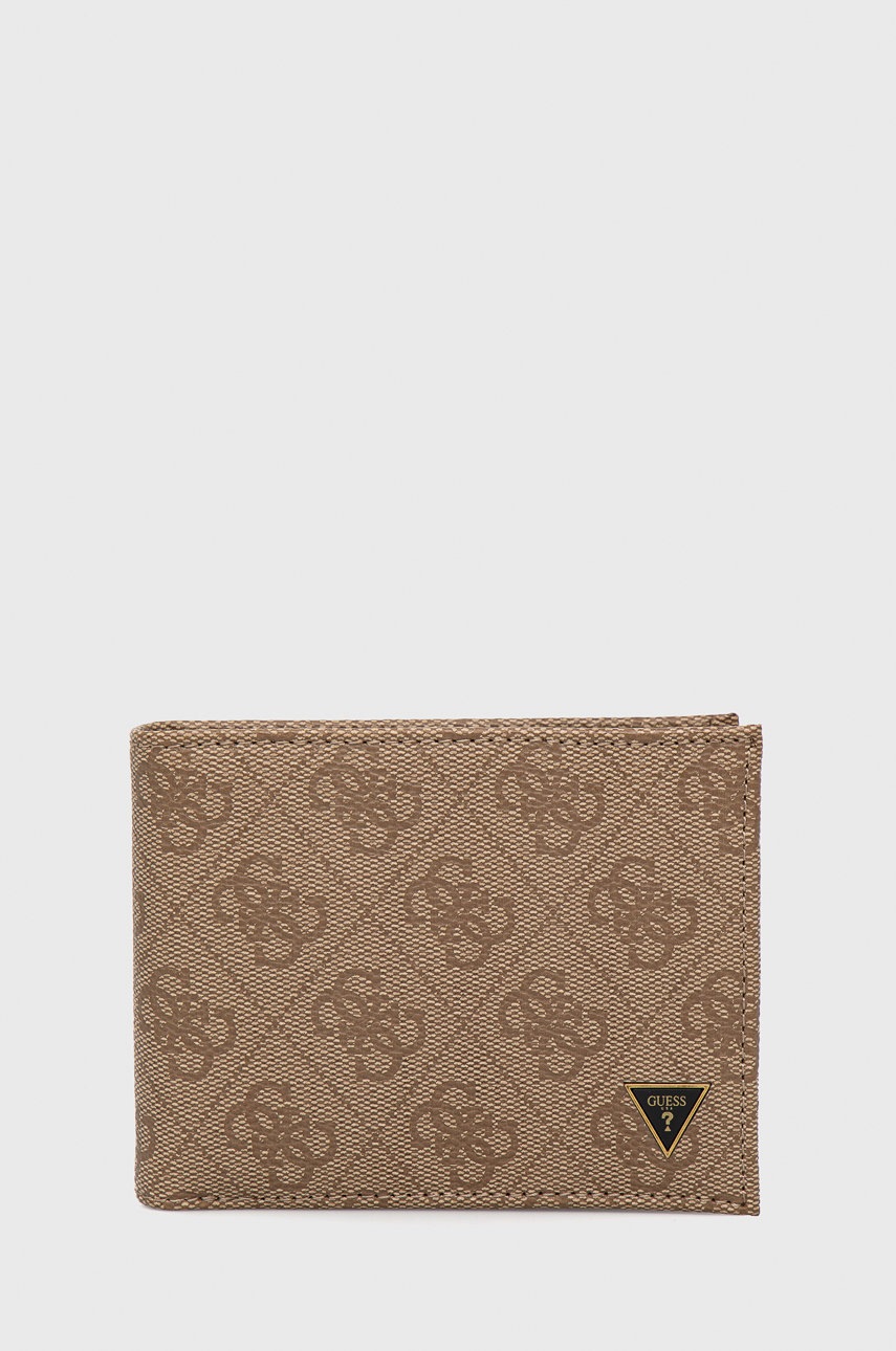 

Портфейл Guess мъжки в кафяво, Кафяв