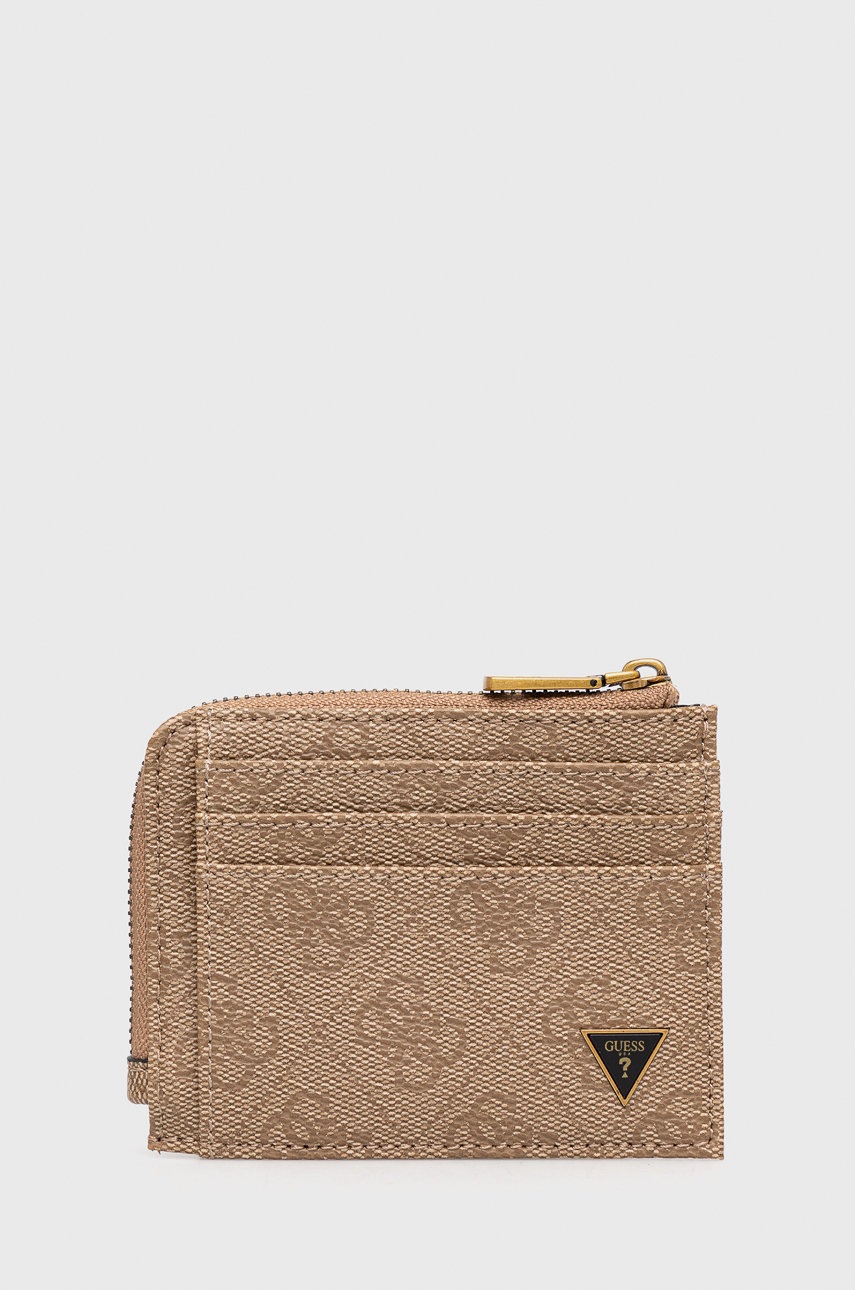 

Портфейл Guess мъжки в кафяво, Кафяв