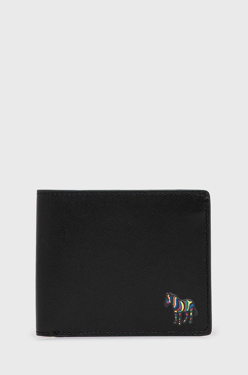 

Кожен портфейл PS Paul Smith мъжки в черно, Черен